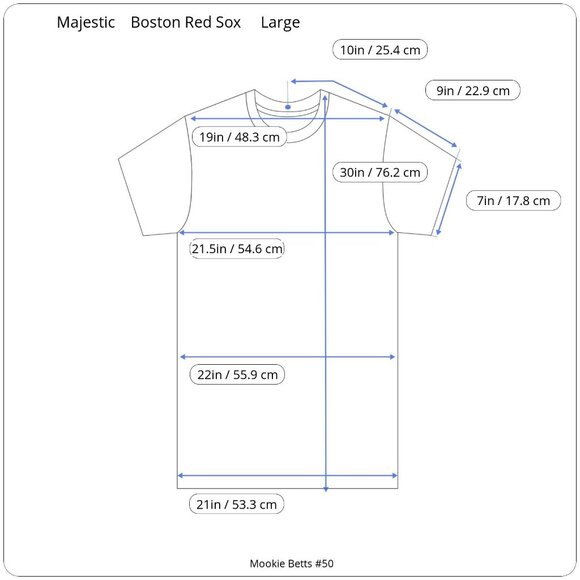 Majestic #50 Mookie Betts Boston Red Sox T-Shirt – Men’s Large 18 World Series - Picture 3 of 13